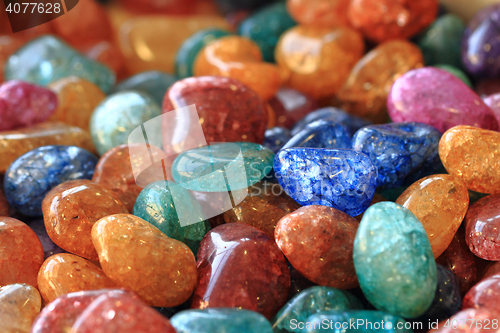 Image of natural color gems background 