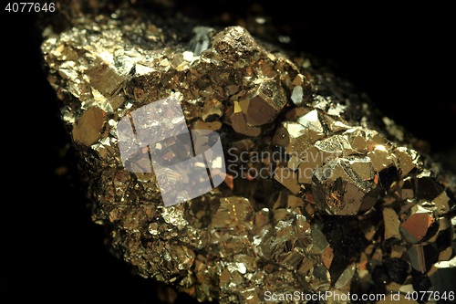 Image of pyrite mineral background