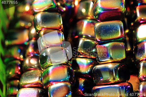 Image of color rainbow hematite mineral