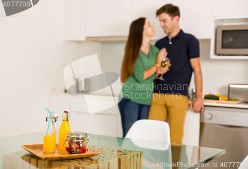 Image of Enjoying a  glass of white wine