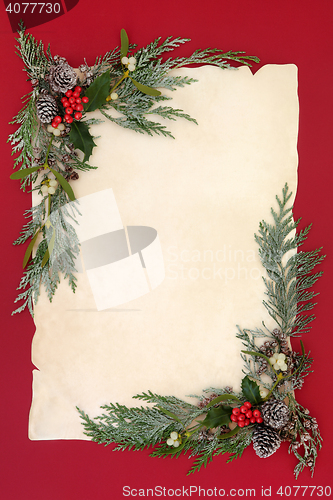 Image of Winter Background Border