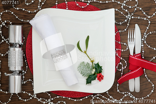 Image of Fun Christmas Table Setting