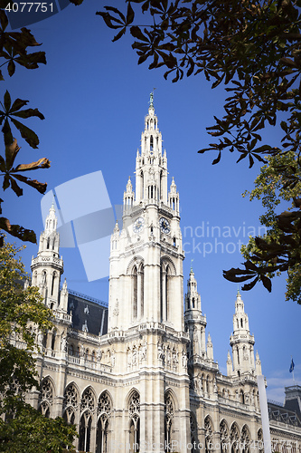 Image of the town hall in Vienna Austria