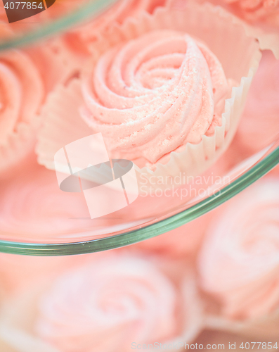 Image of close up of sweet custard dessert on serving tray