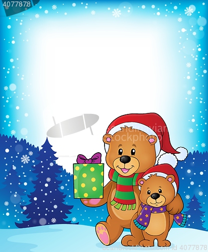 Image of Christmas bears theme image 3