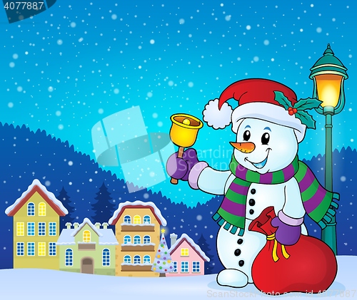 Image of Christmas snowman topic image 7