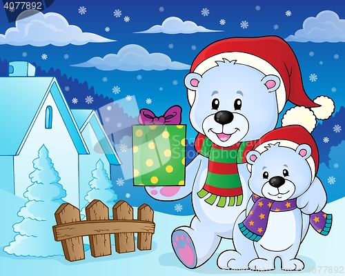 Image of Christmas bears theme image 7