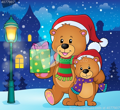 Image of Christmas bears theme image 2