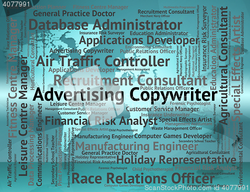 Image of Advertising Copywriter Means Hire Advertisements And Job