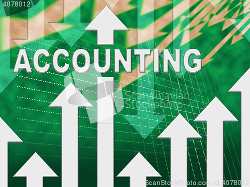 Image of Accounting Graph Shows Paying Taxes And Accounts