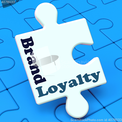 Image of Brand Loyalty Shows Customer Confidence Preferred Brand name