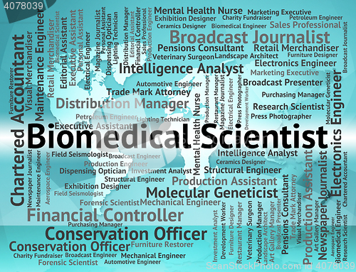 Image of Biomedical Scientist Means Jobs Hiring And Employee