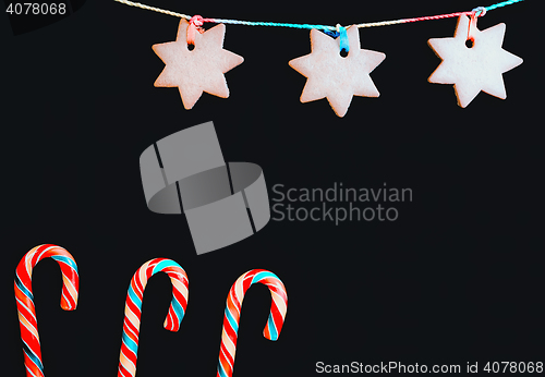 Image of Festive Background With Sweets