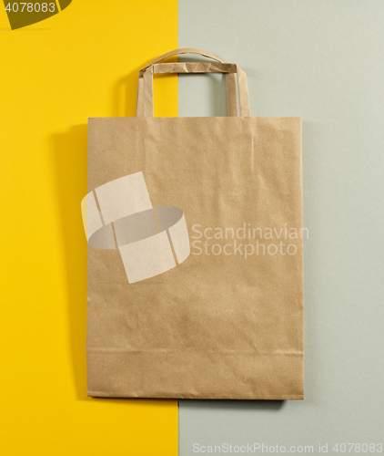 Image of brown paper shopping bag