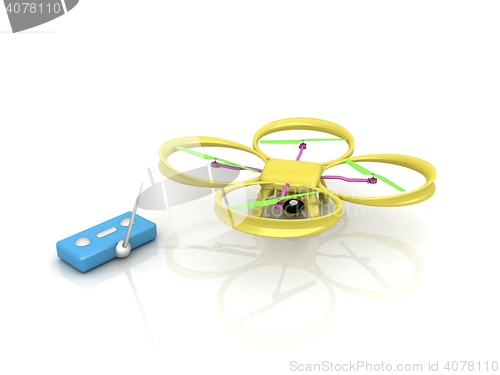 Image of Drone with remote controller