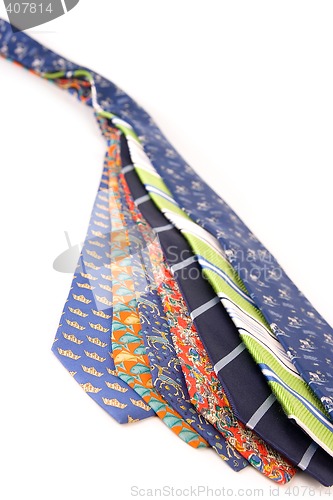 Image of Business men tie work clothes.