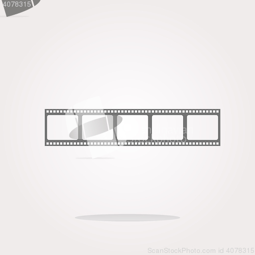 Image of vector film strip icon glossy button. vector icon. vector button 
