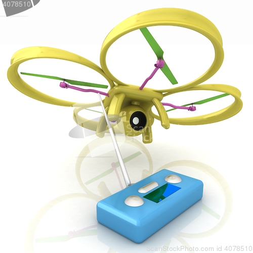 Image of Drone with remote controller