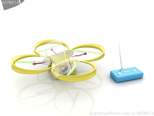 Image of Drone with remote controller