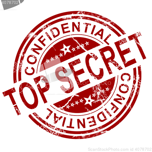 Image of Red top secret stamp 