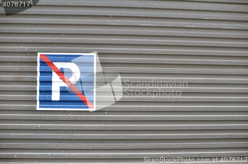 Image of No parking loading zone sign