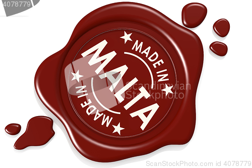 Image of Label seal of Made in Malta