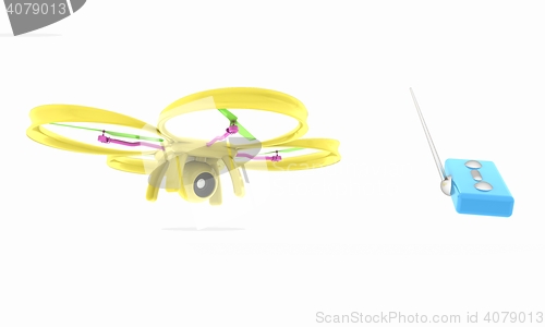 Image of Drone with remote controller