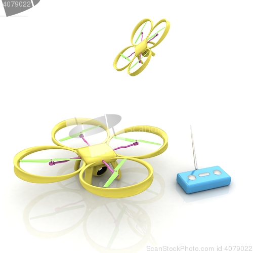 Image of Drone with remote controller