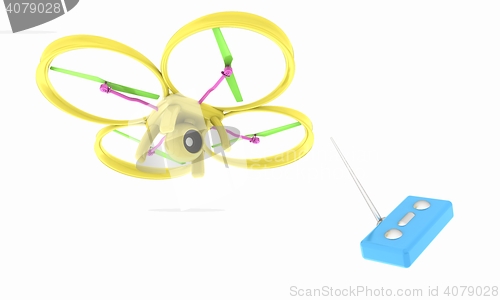 Image of Drone with remote controller