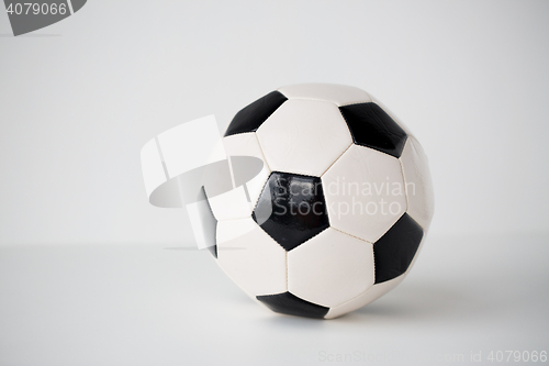 Image of close up of football or soccer ball