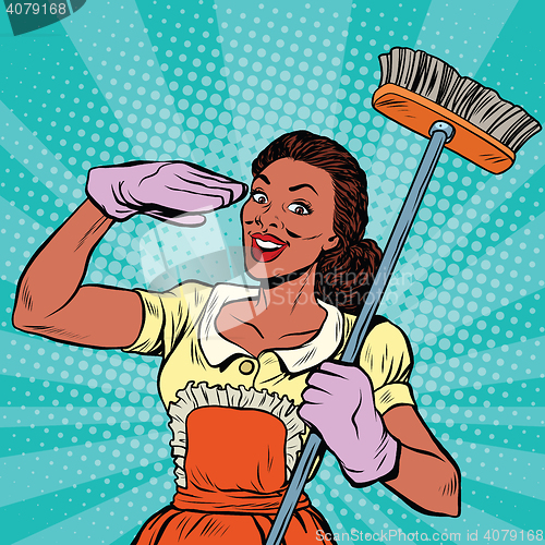 Image of Cleaning staff. household equipment tools