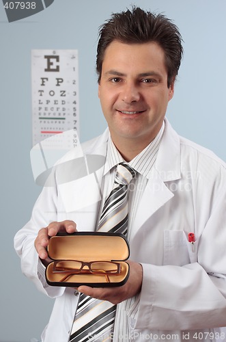 Image of Optometrist with spectacles