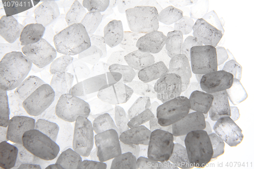 Image of white sugar crystal texture