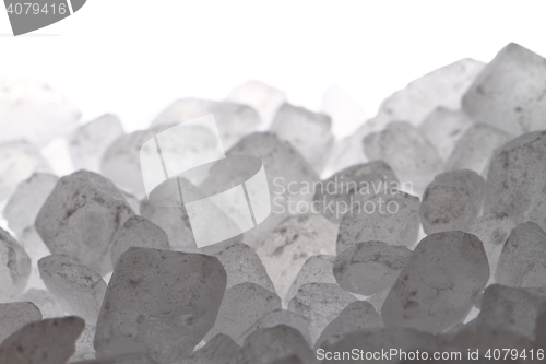 Image of white sugar crystal texture