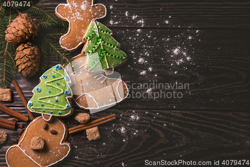 Image of New year homemade gingerbread