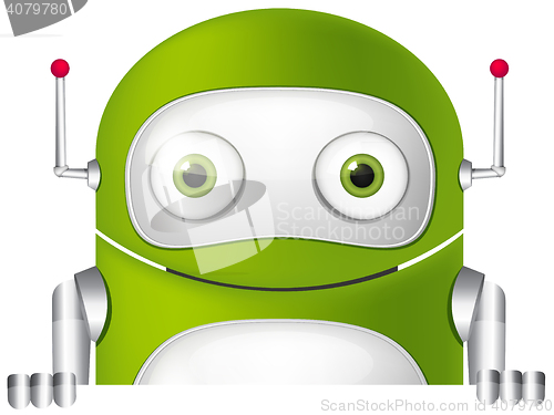 Image of Cartoon Character green robot