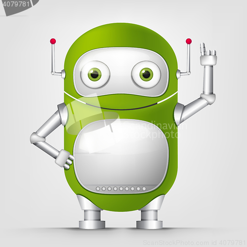 Image of Cartoon Character green robot