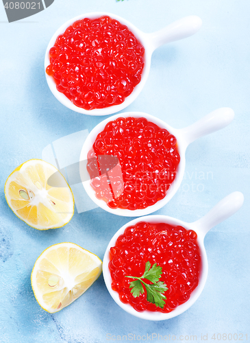 Image of salmon caviar