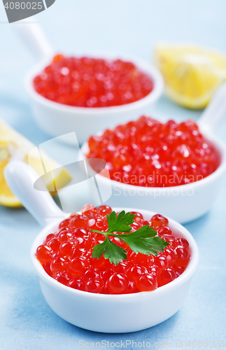 Image of salmon caviar