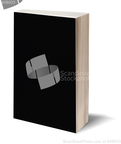 Image of Blank black book w/path