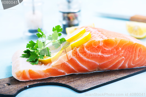 Image of raw salmon