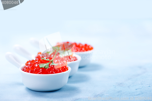 Image of salmon caviar