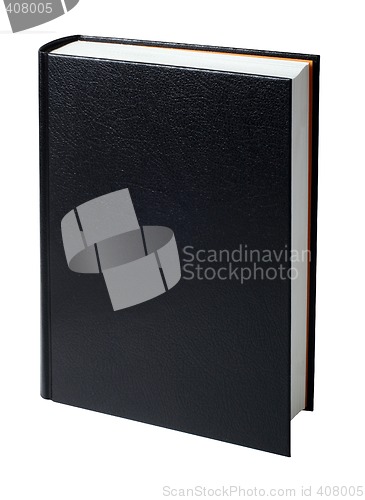 Image of blank black book