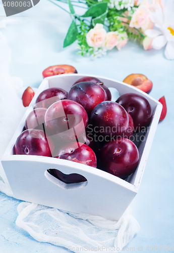 Image of fresh plums