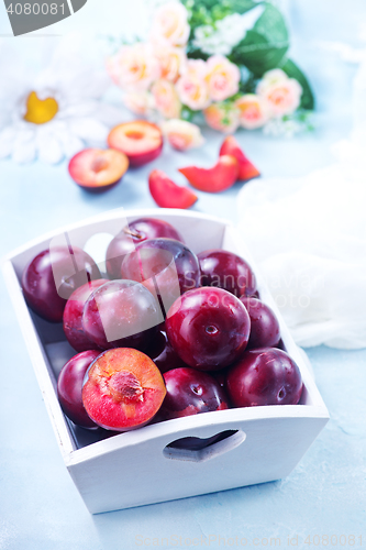 Image of fresh plums
