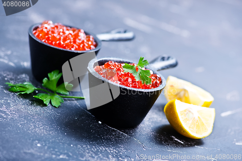 Image of salmon caviar