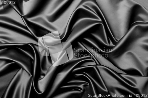 Image of Black satin