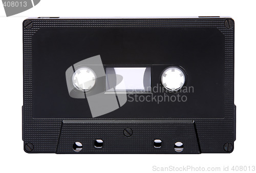 Image of Blank audio tape isolated