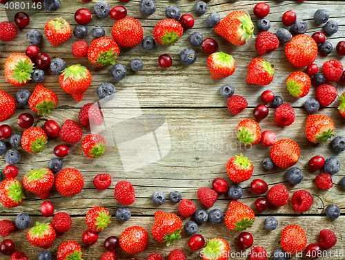 Image of various fresh berries