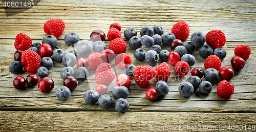 Image of various fresh berries